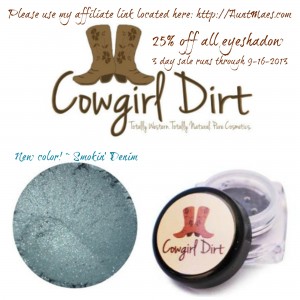 Cowgirl Dirt 3 day eyeshadow sale